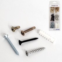 트룹런던 나사못 세트 칼블럭 피스 벽나사 직결 접시머리 석고나사, 단품