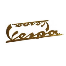 베스파 마크 엠블럼 이니셜 레터링 LX125 ie 데칼스티커 gts300 gts125 프리마베라 lx125, (01)GOLD 10cm