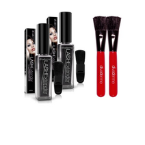 디바덤 래쉬 익스텐더 속눈썹 연장 마스카라 9ml + 빨간 브러쉬, 블랙, 10세트