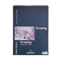 캔숀 엠보싱 드로잉 스케치북 200g A4 30매(CA200-A4SKB), A4(CA200-A4SKB)