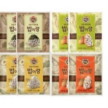 백설 밥이랑 4종세트 (야채 x 2개 + 김자반 x 2개 + 해물 x 2개 + 치즈 x 2개), 5개