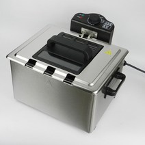 가정용튀김기 튀김솥 전기튀김기 치킨 돈까스 탁상용 5L 전기 딥 프라이어 상업용 프렌치 치킨 윙 스모크, 한개옵션0
