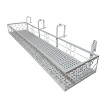 MK 고층용 베란다 화분걸이대 직각형 조절형고리, 화분걸이대100x20(고층용)조절형고리