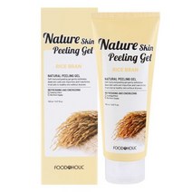 스킨 필링젤 쌀겨 150ml, (3개)푸드어홀릭 네이처 폼 클렌징 150ml / 오이