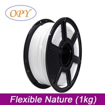 3D 프린터 소모품 필라멘트 유연한 고무 필라멘트 3D 프린터 탄성 1 75 Mm 플라스틱 소재 10M 100G 샘플 자, 07 Flexible Nature 1kg