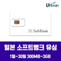 SOFTBANK DOCOMO 일본유심 도쿄 오키나와 삿포로 후쿠오카 오사카 소프트뱅크 도모코 심카드 데이터 무제한 유심칩, 매일 300MB, 8일