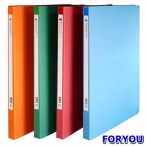 ForU66 현풍 펀치리스화일 수입지 A4 좌철 녹색 박스 90개 화일 바인더 쫄대