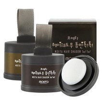 모에타 흰머리닷컴 헤어쉐도우 동안톡톡 4g / 헤어라인관리, 흑색, 1개