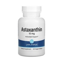 레이크에비뉴 아스타잔틴 Astaxanthin 10mg 120캡슐, 1개, 기본