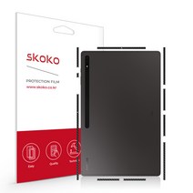 스코코 삼성 갤럭시탭S8 울트라 유니스킨 측면 외부보호필름, 갤럭시 탭S8 울트라 측면, 카본패턴_버건디
