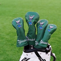 Hyades히아데스 골프채 아이언 헤드 커버 세트 가죽 소재 통용형 세트 헤드커버 드라이버 우드 유틸 커버, 그린