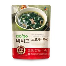 비비고 소고기 미역국, 500g, 3개