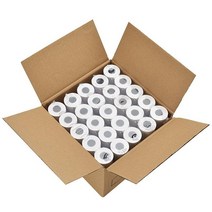 MFLABEL 5.7cm x 15.2m2 1/4인치 50피트 감열지 금전 등록기 POS 영수증 용지 200롤, 100 Rolls, 2 1/4 x 50