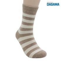 아웃도어 스트라이프 삭스 남여공용 (230~275mm) 메리노울양말, 베이지
