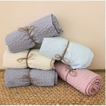 [생활모아] 여름 프렌치st 국산 시어서커 얇은 휴대용 감성 홑이불 6종_홀리데이 심플리, 서커-아이보리