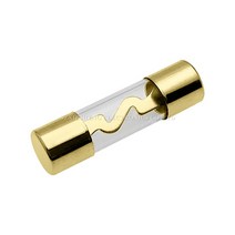 금 도금 유리 AGU 퓨즈 팩 자동차 앰프 10x38mm 10A 15A 20A 25A 30A 40A 50A 60A 70A 80A 100A 5 개, [01] AGU Fuse, [07] 50A, 01 AGU Fuse_07 50A