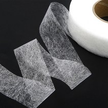접착심지 안감 원단 양면 다대 테이프 부직포 열접착 의류용, 블랙 1.5cm (03-346B)