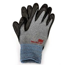 3M 슈퍼그립 200 작업 안전 코팅 장갑 10개입, 3M 슈퍼그립200 그레이 L(10개입)