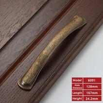 나무손잡이 원목가구손잡이 WV 골동품 가구 손잡이 빈티지 서랍 캐비닛 문 당김 찬장 부엌 384, 15 6091-128mm