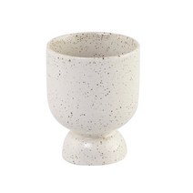 [에그쉘] 도자기 고블렛잔 180ml(베이지) / 포도주 물컵 주스잔 음료잔