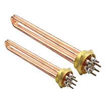 열봉 히터봉 온수 히터 물히터 보일러 사각 온수기, 1.5인치 구리 380V9KW 300mm