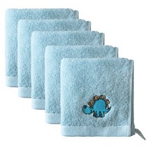 어린이집 고리수건 무료 이름인쇄 캐릭터 핸드타올, 하늘, 공룡프렌즈 고리수건