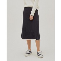헤지스레이디스 21SS 헤지스레이디스 HSSK1B001N2 네이비 라인배색 니트스커트