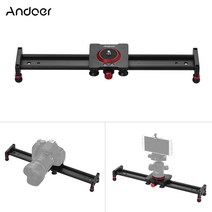 Andoer 알루미늄 합금 카메라 트랙 슬라이더 DSLR 카메라, 트랙 슬라이더 40cm