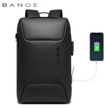 BANGE 직장인 대학생 USB충전 스마트 노트북 백팩 비지니스 도난방지 가방 BG-7216
