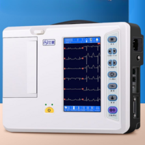 심장 박동 측정기 LED 화면 휴대용 혈액 심전도계, ECG3312 12채널 ECG 기계