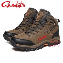 Gamakatsu 남성용 겨울 낚시화 플러스 벨벳 따뜻한 야외 스포츠 스노우 부츠 캐주얼 방수 하이탑 하이킹, 03 3_06 44