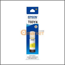 EPSON 정품무한잉크 T03Y400 노랑 L4150 6 000매 L4160, 단일 수량