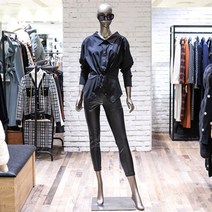 제시뉴욕 블랙 밑단꼬임 카라블라우스JB1NSBT1520