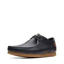 Clarks 남성용 샤크레 리 런 가죽 모카신 비즈왁스 8.5 US