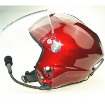 패러글라이딩장비 패러글라이더 헬멧 전체 헤드셋이있는 소음 제거 파라 모터 양면 ptt, 빨간색, 59 60cm w