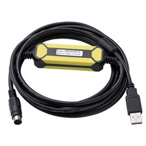 USB-SC09-FX 미쓰비시 호환 FX Serie3s PLC 프로그래밍 케이블 RS422, [01] USB port, [01] 2.5m, 01 USB port_01 2.5m