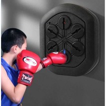 뮤직 복싱 기계 다이어트 벽걸이 권투 샌드백 가정용, 스마트 복싱머신(블루투스 음악재생)+아동글러브