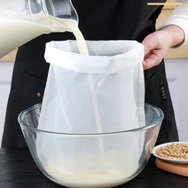 나일론 필터 백 야채 우유 여과기 체 드레인 차 그물 가방 주방 가제 가정용 음식 치즈 천 꿀, [02] 100Mesh, [01] 15x20cm