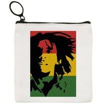 드로잉 일러스트 케이스 보관 Bob Marley 레게 음악 힙합 만화 동전 지갑 여성 미니 캔버스 아트 귀여운, 04 F