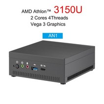 미니pc Chatreey AN1 Ryzen R3 R5 R7 미니 PC Vega 8 /10 그래픽 3x4K 출력 데스크탑 게임 컴퓨터 Nvme SSD, 01 No Ram No Storage_04 EU, 01 Athlon 3150U