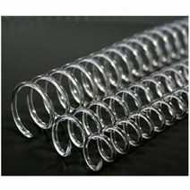 제본링 카피어랜드 코일링 16mm 투명 3대1 100개입 1kg