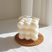 구름캔들 큐브캔들 소이 오브제 인테리어 캔들, 블랙베리앤베이, 150g, 1개