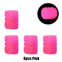 전동 킥보드 전기 퀵보드 성인 스쿠터 액세서리 자체 발광 밸브 캡 미지아 M365 나인봇 맥스 G30 용 범용 슈레이더 4 개, 04 분홍색, 분홍색