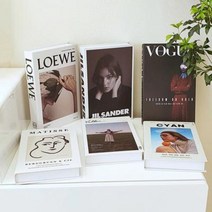 [wb] 킨포크 모형잡지 6개 세트 로에베 셀린느 인테리어 잡지 질샌더 보그 패션 잡지 촬영용 소품, A타입