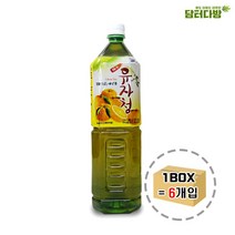 청솔 유자청 원액 1.5L 1BOX (6개입) / 음료베이스 정품 아이들 누구나 좋아하는 몸에좋은 탕비실 사무실 영양차, 대량등록 쿠팡 1, 대량등록 쿠팡 본상품선택