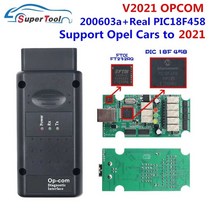 자동차 진단기 스캐너 새로운 op com 2021 170823c opel can 버스 opcom 1.70 플래시 펌웨어 업데이트 실제 pic18f458 ftdi ft232rl, v1.95 플래시 가능