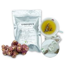 천수누리 무농약 국내산 자색돼지감자차 티백 50t 말린돼지감자 물, 1개