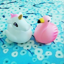 [블럭팜] LED 아기목욕용품 물놀이 장난감 공룡 당일발송, 14.유니콘