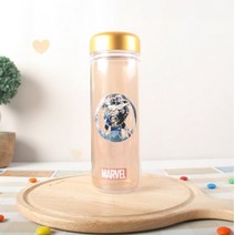 (키즈키즈) 마블 메탈 트라이탄 물병 500ml (타노스) 4678, 옐로우