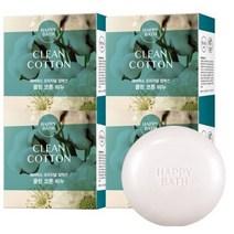 해피바스 퓨어 코튼플라워 퍼퓸 비누 목화향, 60g, 36개